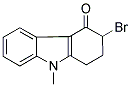 3-BROMO-9-METHYL-2,3,4,9-TETRAHYDRO-1H-4-CARBAZOLONE 结构式