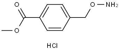 METHYL 4-[(AMINOOXY)METHYL]BENZENECARBOXYLATE HYDROCHLORIDE 结构式