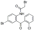 2-BROMO-N-[4-BROMO-2-(2-CHLOROBENZOYL)PHENYL]ACETAMIDE 结构式