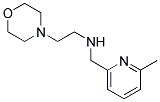 (6-METHYL-PYRIDIN-2-YLMETHYL)-(2-MORPHOLIN-4-YL-ETHYL)-AMINE 结构式