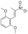 1-(2,6-DIMETHOXYPHENYL)-2-NITROPROPENE 结构式