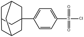 4-(1-金刚烷基)苯磺酰氯 结构式