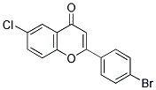4'-Bromo-6-chloroflavone 结构式