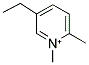 5-ETHYL-1,2-DIMETHYLPYRIDINIUM 结构式