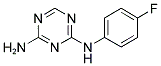 2-AMINO-4-(4-FLUOROPHENYLAMINO)-1,3,5-TRIAZINE 结构式