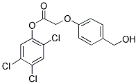 4-HYDROXYMETHYL-PHENOXYACETIC ACID 2,4,5-TRICHLOROPHENYL ESTER 结构式