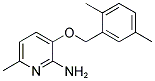 2-AMINO-3-(2,5-DIMETHYLBENZYLOXY)-6-METHYLPYRIDINE 结构式