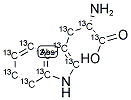 L-TRYPTOPHAN (U-13C11) 结构式