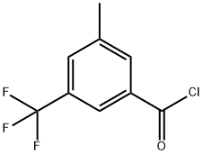 3-甲基-5-(三氟甲基)苯甲酰氯 结构式