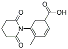 3-(2,6-DIOXOPIPERIDIN-1-YL)-4-METHYLBENZOIC ACID 结构式