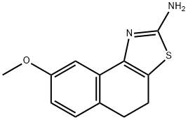 8-METHOXY-4,5-DIHYDRO-NAPHTHO[1,2-D ]THIAZOL-2-YLAMINE 结构式