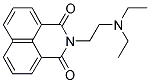 2-[2-(DIETHYLAMINO)ETHYL]-1H-BENZO[DE]ISOQUINOLINE-1,3(2H)-DIONE 结构式