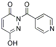 6-Hydroxy-2-isonicotinoylpyridazin-3-one 结构式