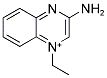 3-AMINO-1-ETHYLQUINOXALIN-1-IUM 结构式