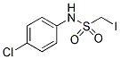 N-(4-CHLOROPHENYL)(IODO)METHANESULFONAMIDE 结构式