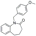 1-(4-METHOXYBENZYL)-1,3,4,5-TETRAHYDRO-2H-1-BENZAZEPIN-2-ONE 结构式
