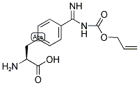 L-PHE(4-AMIDINO-ALLOC) 结构式