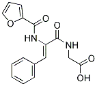 ([2-(2-FUROYLAMINO)-3-PHENYLACRYLOYL]AMINO)ACETIC ACID 结构式