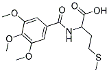 4-(METHYLTHIO)-2-[(3,4,5-TRIMETHOXYBENZOYL)AMINO]BUTANOIC ACID 结构式