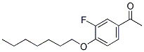 3'-FLUORO-4'-HEPTYLOXYACETOPHENONE 结构式