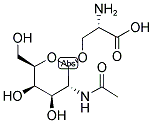 O-[2-(乙酰氨基)-2-脱氧-Α-D-半乳糖苷]-L-丝氨酸 结构式