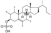 胆固醇3-硫酸盐 结构式