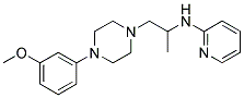 N-(2-[4-(3-METHOXYPHENYL)PIPERAZINO]-1-METHYLETHYL)PYRIDIN-2-AMINE 结构式