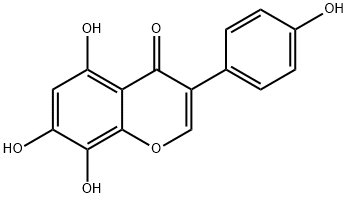 8-羟基染料木黄酮 结构式