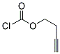 3-BUTYN-1-YL CHLOROFORMATE 结构式