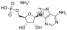 [8-14C]ADENOSINE 5'-MONOPHOSPHATE, AMMONIUM SALT 结构式
