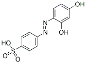 4-(2,4-DIHYDROXY-PHENYLAZO)-BENZENESULFONIC ACID 结构式