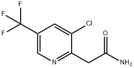 2-[3-CHLORO-5-(TRIFLUOROMETHYL)PYRIDIN-2-YL]ACETAMIDE 结构式