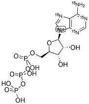 ADENOSINE 5'-TRIPHOSPHATE (U-15N5) 结构式