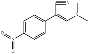 (Z)-3-(DIMETHYLAMINO)-2-(4-NITROPHENYL)-2-PROPENENITRILE 结构式