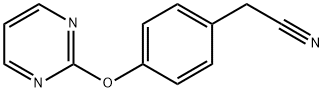 2-[4-(2-嘧啶基氧基)苯基]乙腈 结构式