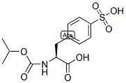 BOC-L-PHE(4-SO3H) 结构式