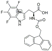 FMOC-L-TRP(4,5,6,7-TETRAFLUORO) 结构式