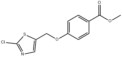 METHYL 4-[(2-CHLORO-1,3-THIAZOL-5-YL)METHOXY]-BENZENECARBOXYLATE 结构式