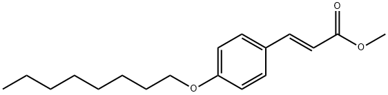 METHYL (E)-3-[4-(OCTYLOXY)PHENYL]-2-PROPENOATE 结构式