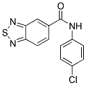 N-(4-CHLOROPHENYL)-2,1,3-BENZOTHIADIAZOLE-5-CARBOXAMIDE 结构式