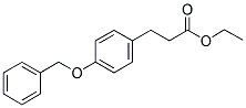 ETHYL 3-[4-(BENZYLOXY)PHENYL]PROPANOATE 结构式