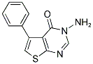 3-AMINO-5-PHENYL-3H-THIENO[2,3-D]PYRIMIDIN-4-ONE 结构式