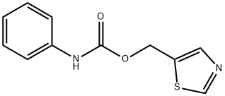 1,3-THIAZOL-5-YLMETHYL N-PHENYLCARBAMATE 结构式