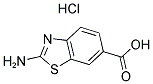 2-AMINO-1,3-BENZOTHIAZOLE-6-CARBOXYLIC ACID HYDROCHLORIDE 结构式