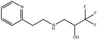 1,1,1-TRIFLUORO-3-([2-(2-PYRIDINYL)ETHYL]AMINO)-2-PROPANOL 结构式