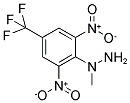 1-[2,6-DINITRO-4-(TRIFLUOROMETHYL)PHENYL]-1-METHYLHYDRAZINE 结构式