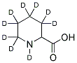 DL-2-PIPERIDINE-D9-CARBOXYLIC ACID 结构式