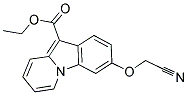 ETHYL 3-(CYANOMETHOXY)PYRIDO[1,2-A]INDOLE-10-CARBOXYLATE 结构式