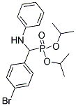 DIISOPROPYL ANILINO(4-BROMOPHENYL)METHYLPHOSPHONATE 结构式