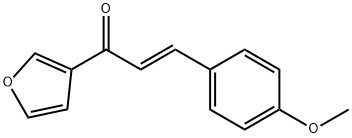 1-FURAN-3-YL-3-(4-METHOXY-PHENYL)-PROPENONE 结构式